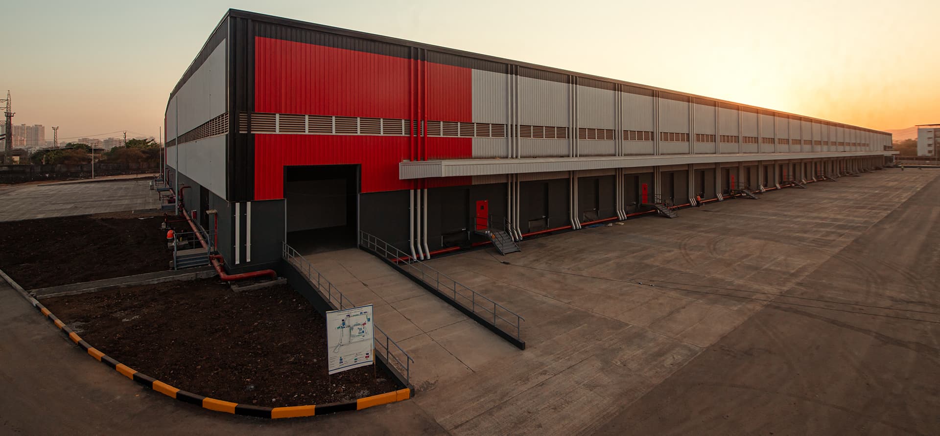 Modern Day Industrial Premises near Mumbai